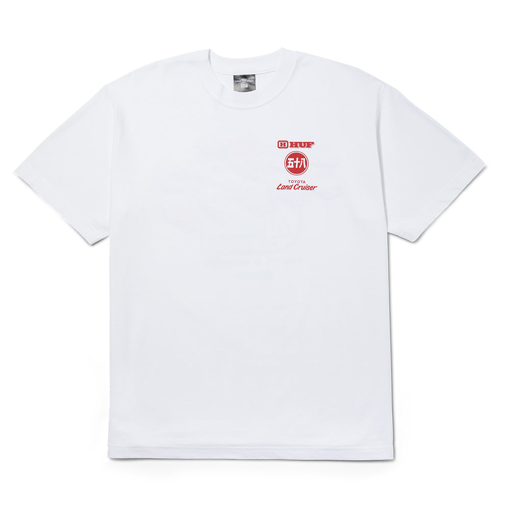 HUF X TOYOTA TIMELINE TEE WHITE