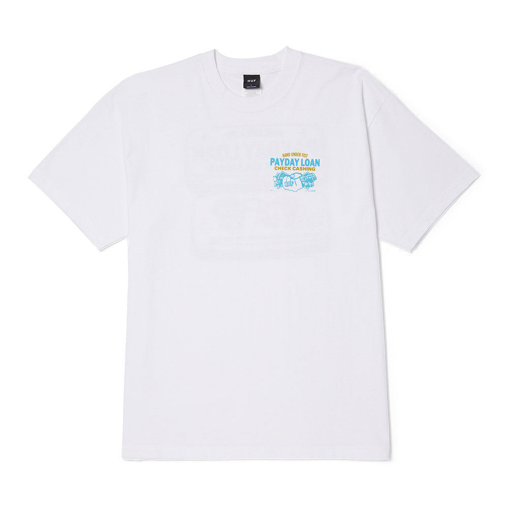 HUF PAY DAY TEE WHITE