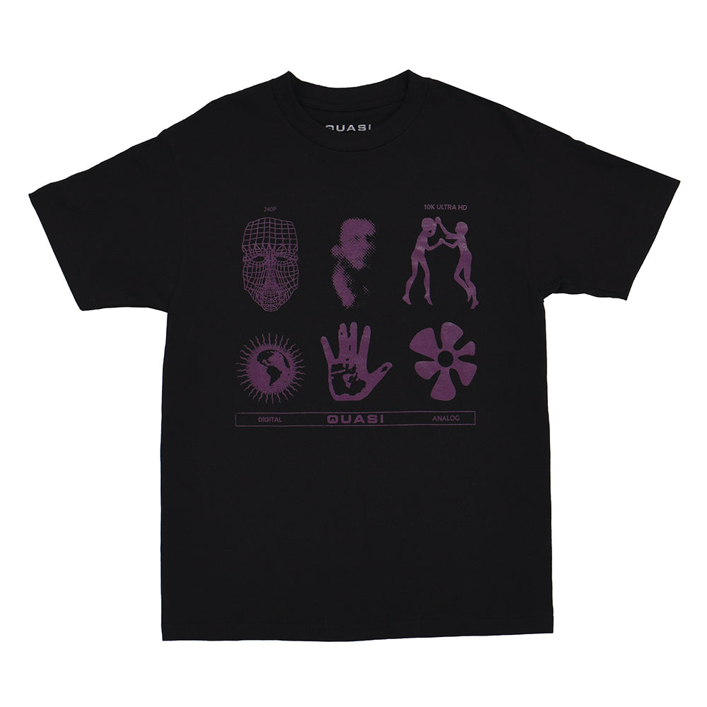 QUASI STATION TEE BLACK