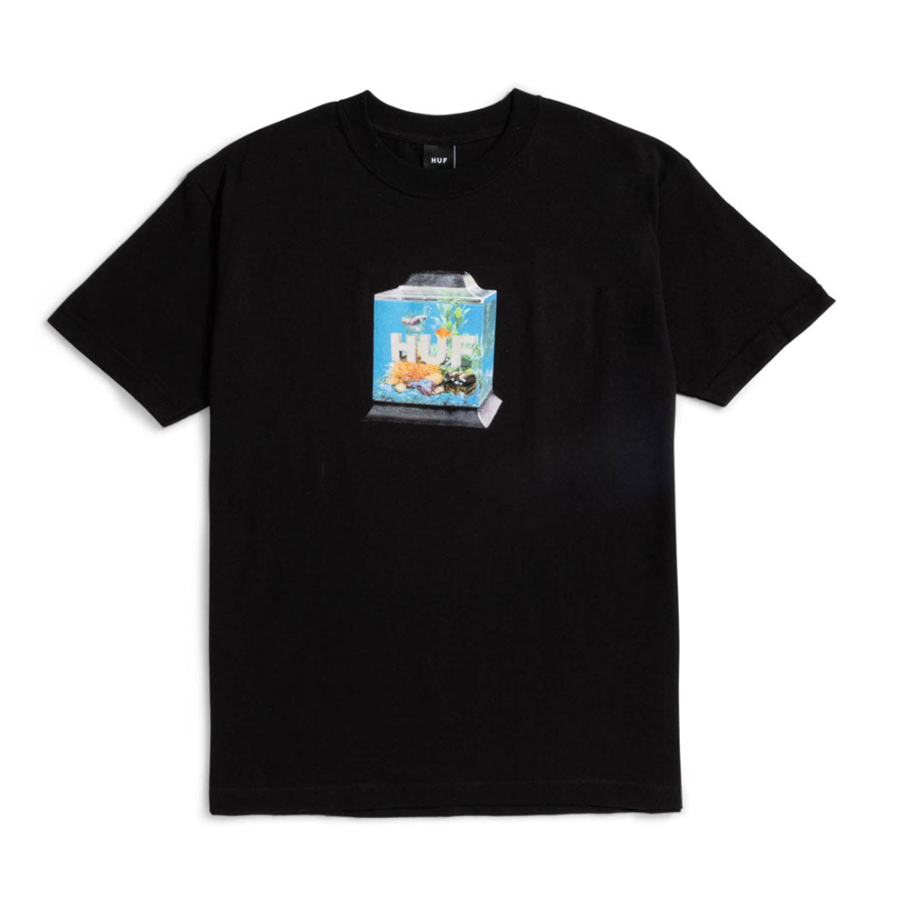 HUF FISHTANKIN TEE BLACK