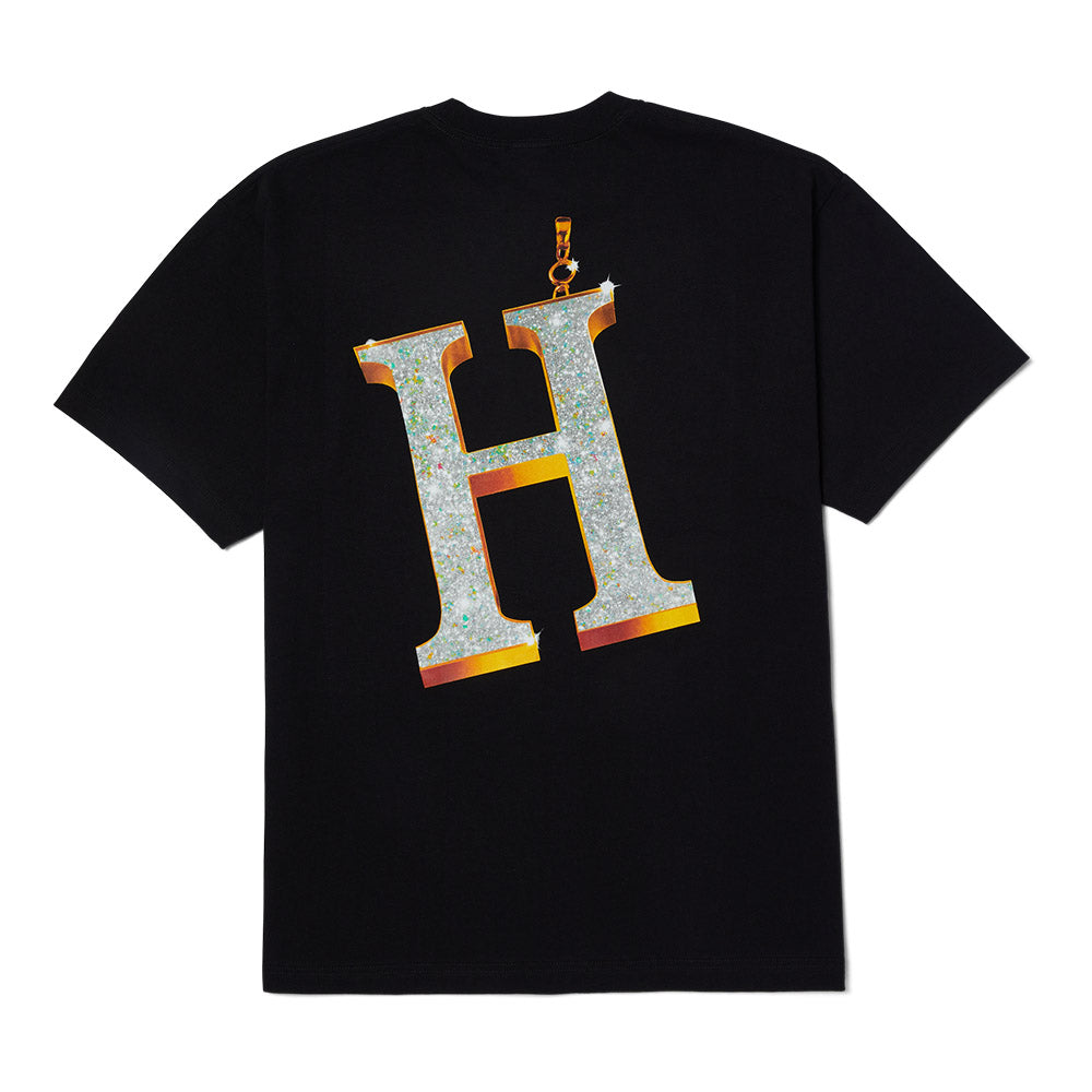 HUF BIG H TEE BLACK