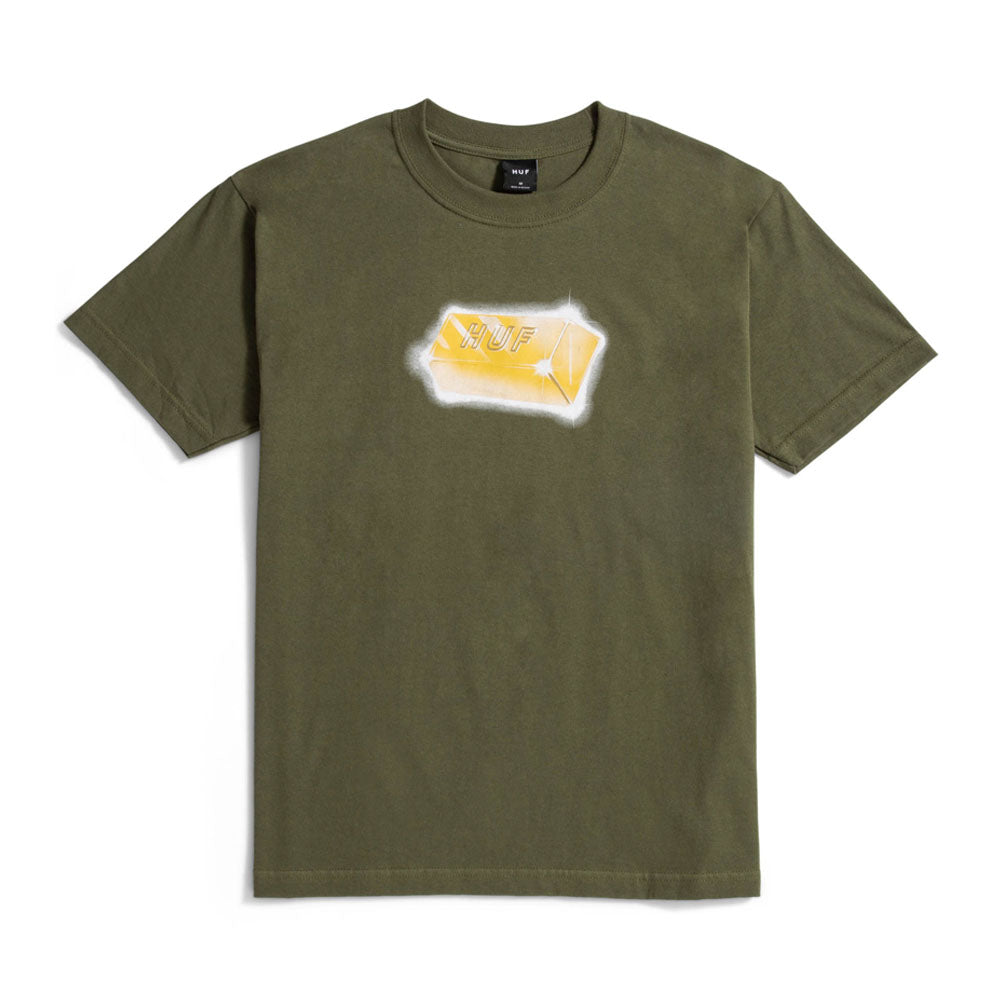 HUF GOLD STANDARD TEE OLIVE
