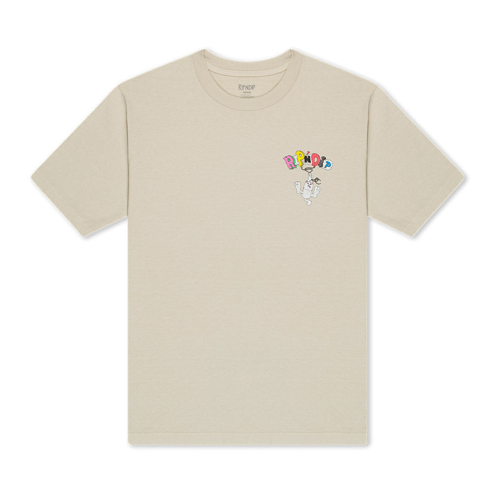 RIPNDIP NERM WORLD TEE KHAKI