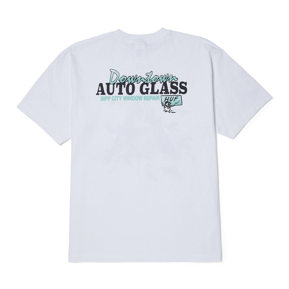 HUF AUTO GLASS TEE WHITE