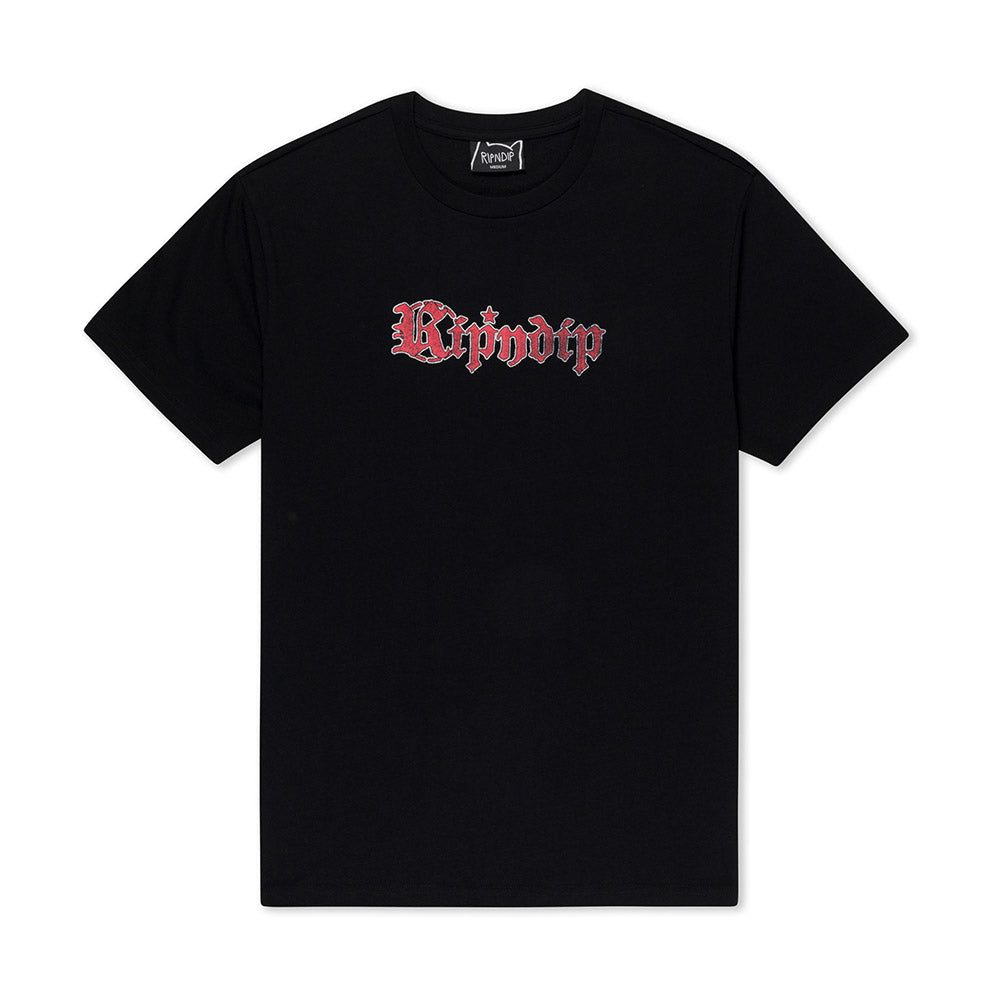 RIPNDIP FEIN TEE BLACK