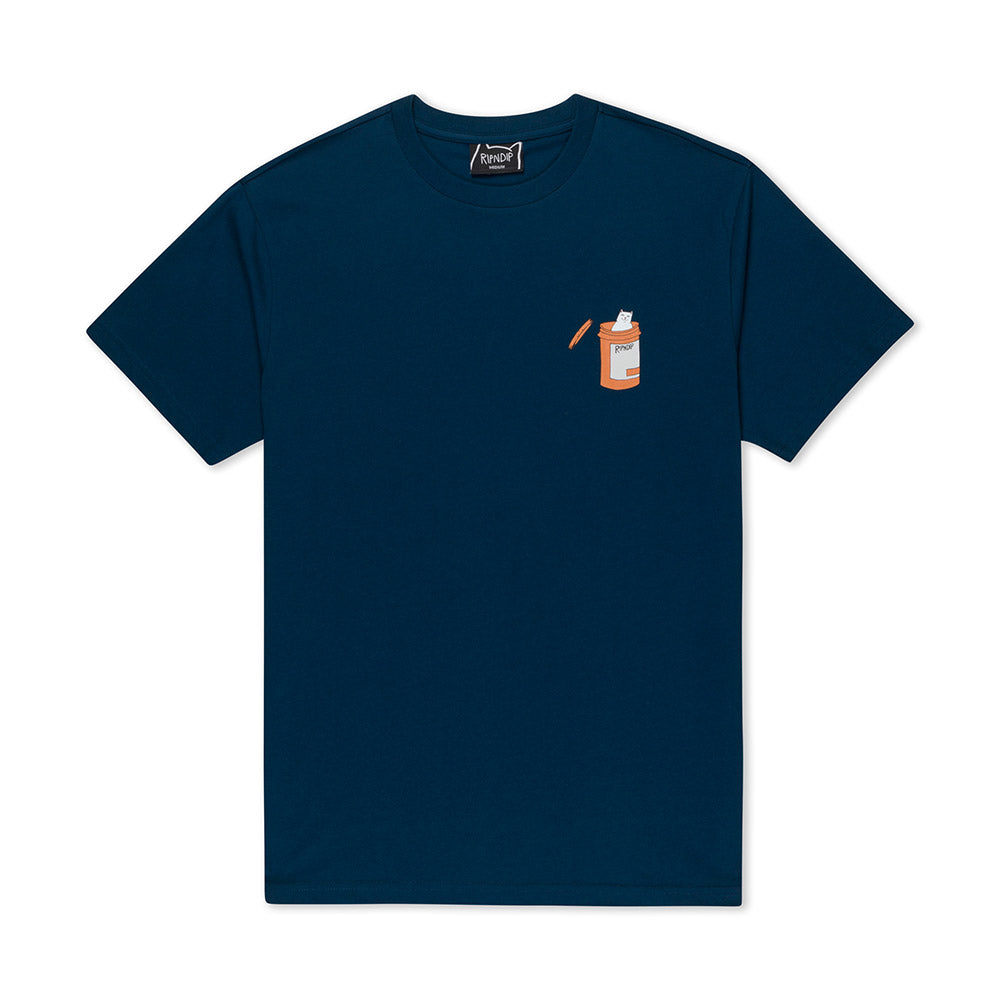 RIPNDIP NERMAL PILLS TEE NAVY BLUE