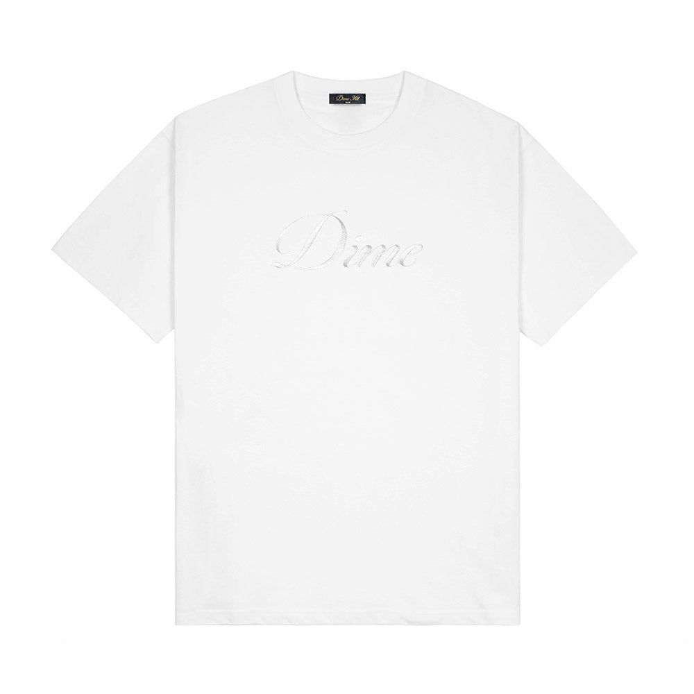 DIME CURSIVE TEE WHITE