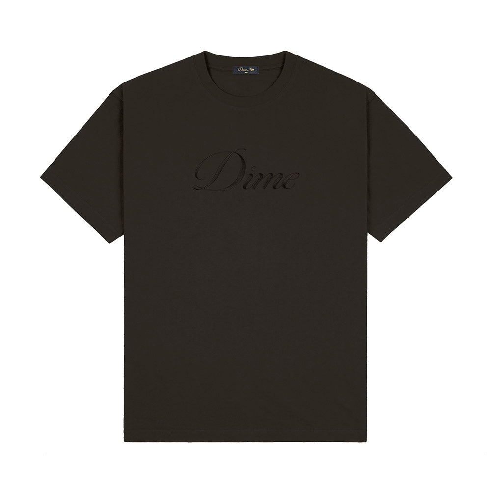 DIME CURSIVE TEE BLACK