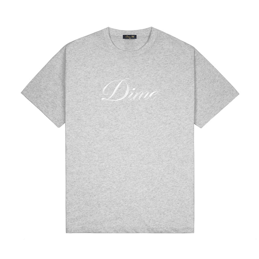 DIME CURSIVE TEE GREY