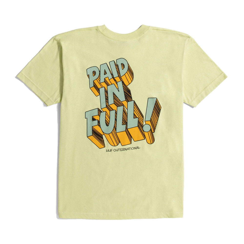 HUF MASTER PLAN TEE LIME