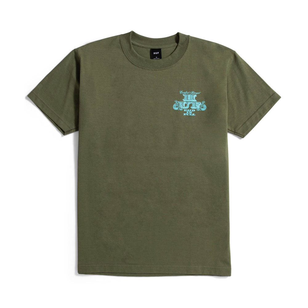 HUF PAID IN FULL TEE OLIVE