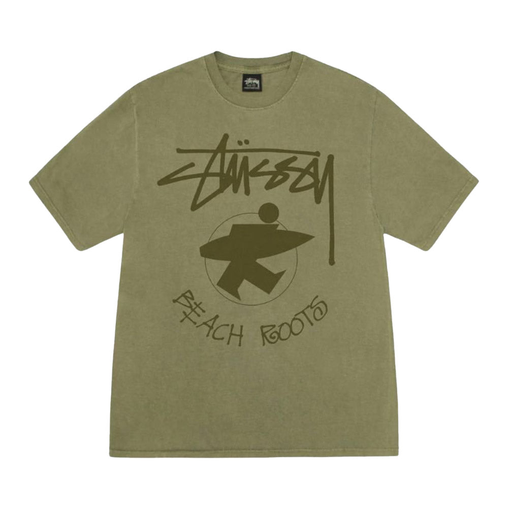 Beach Roots Pd Tee Olive