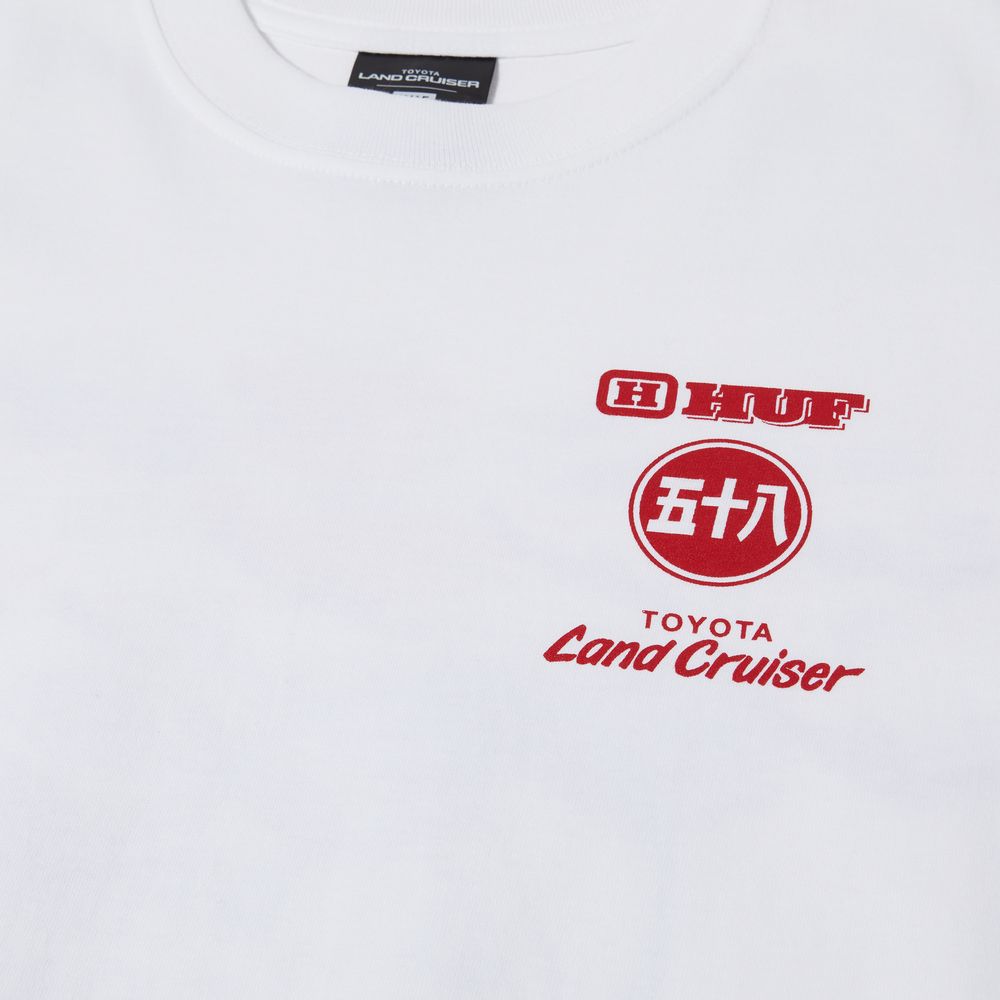 HUF X TOYOTA TIMELINE TEE WHITE