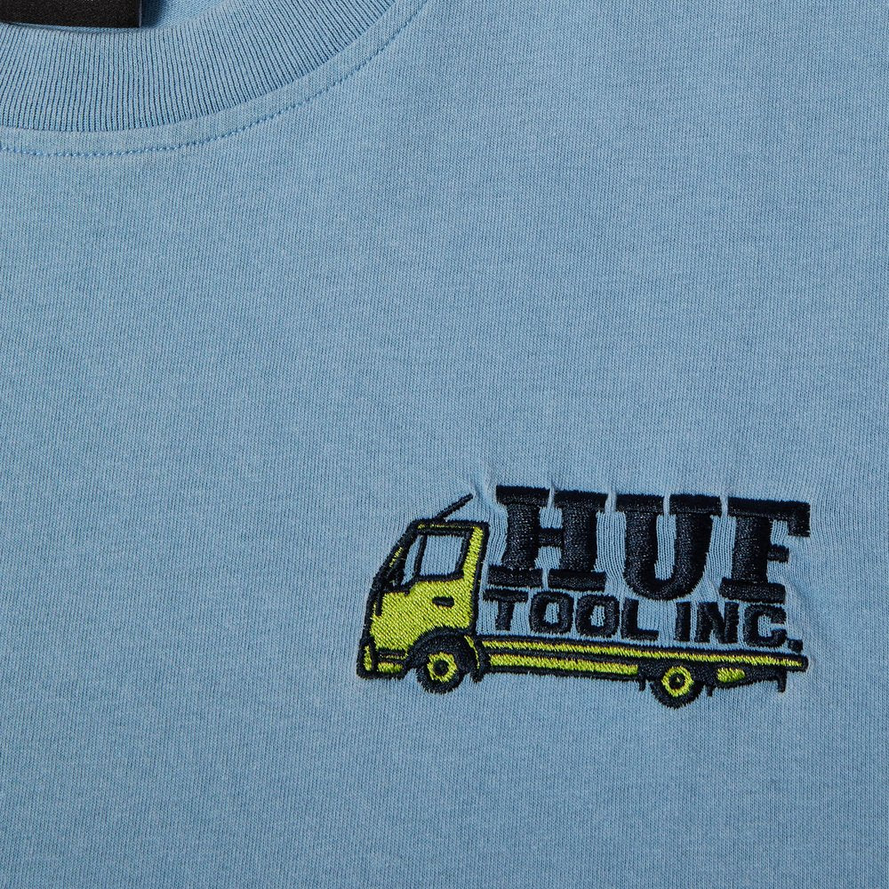 HUF TOOL INC WASHED TEE BLUE