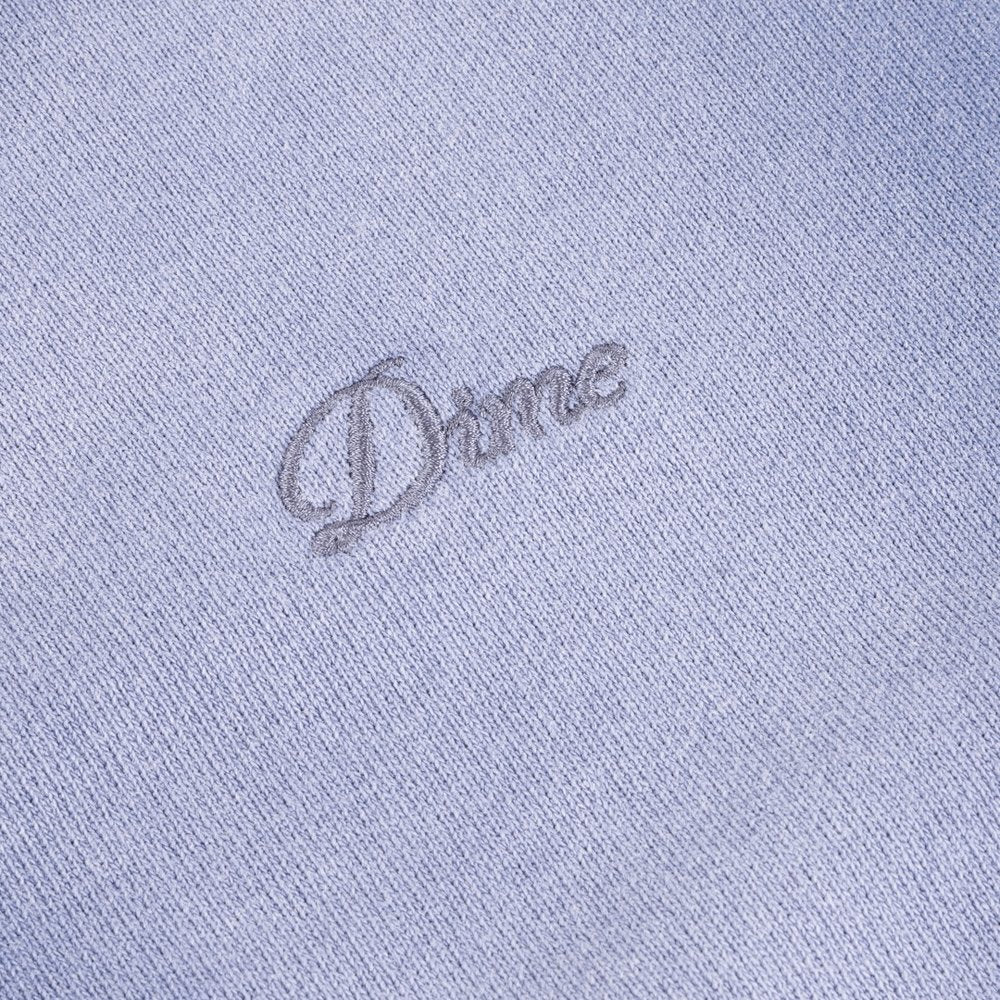 DIME CROPPED ZIP HOODIE PURPLE