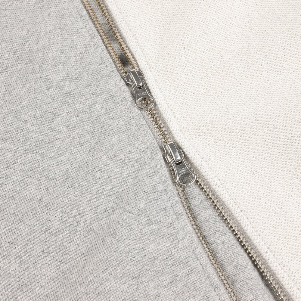 DIME REVERSE FRENCH TERRY ZIP GREY
