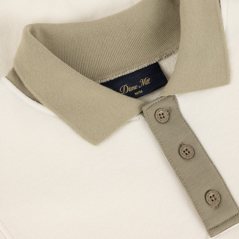 DIME FRENCH TERRY RUGBY CREAM