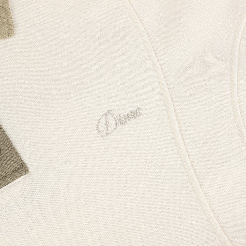 DIME FRENCH TERRY RUGBY CREAM