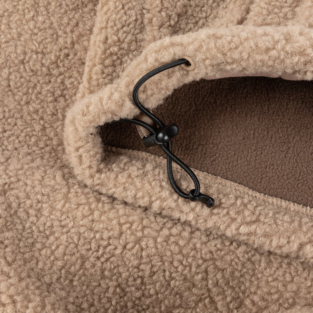 DIME POLAR FLEECE SHERPA ZIP CREAM