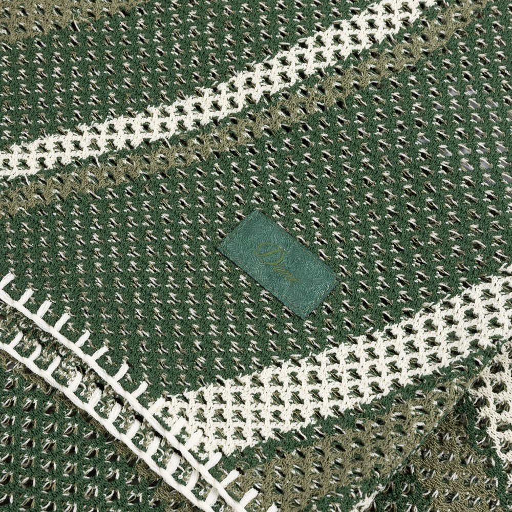 DIME SOLEIL BUTTON-UP KNIT GREEN
