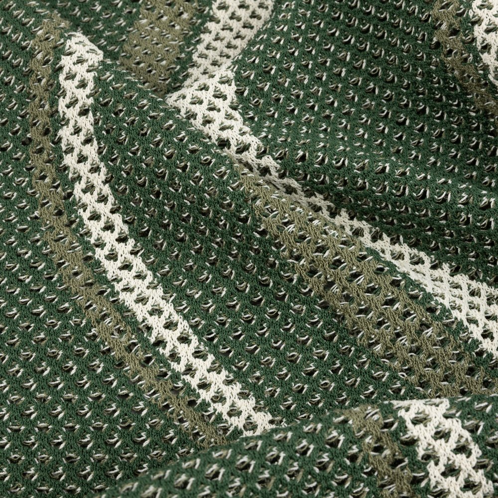 DIME SOLEIL BUTTON-UP KNIT GREEN