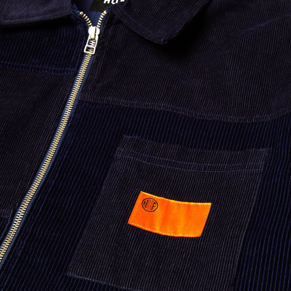 HUF UNION CORDUROY SHACKET NAVY