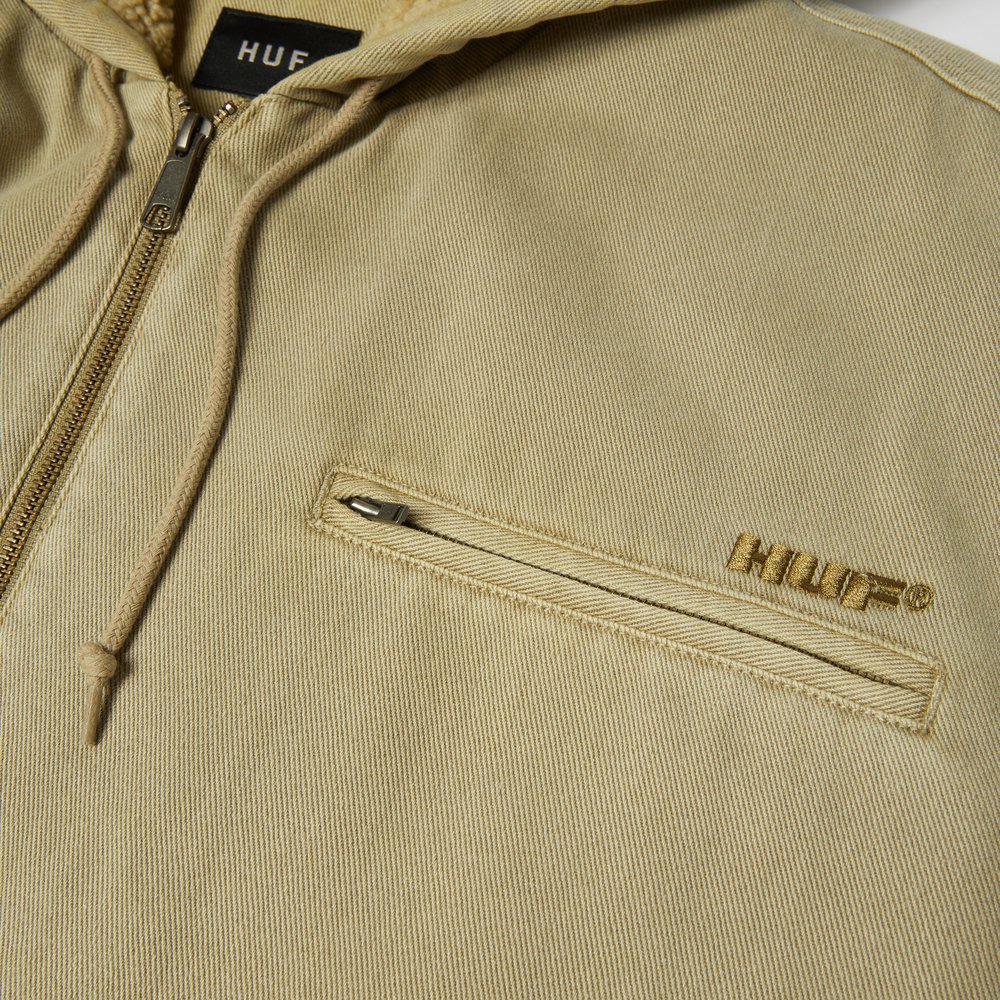 HUF WHAT A JUNGLE WORK JACKET CREAM