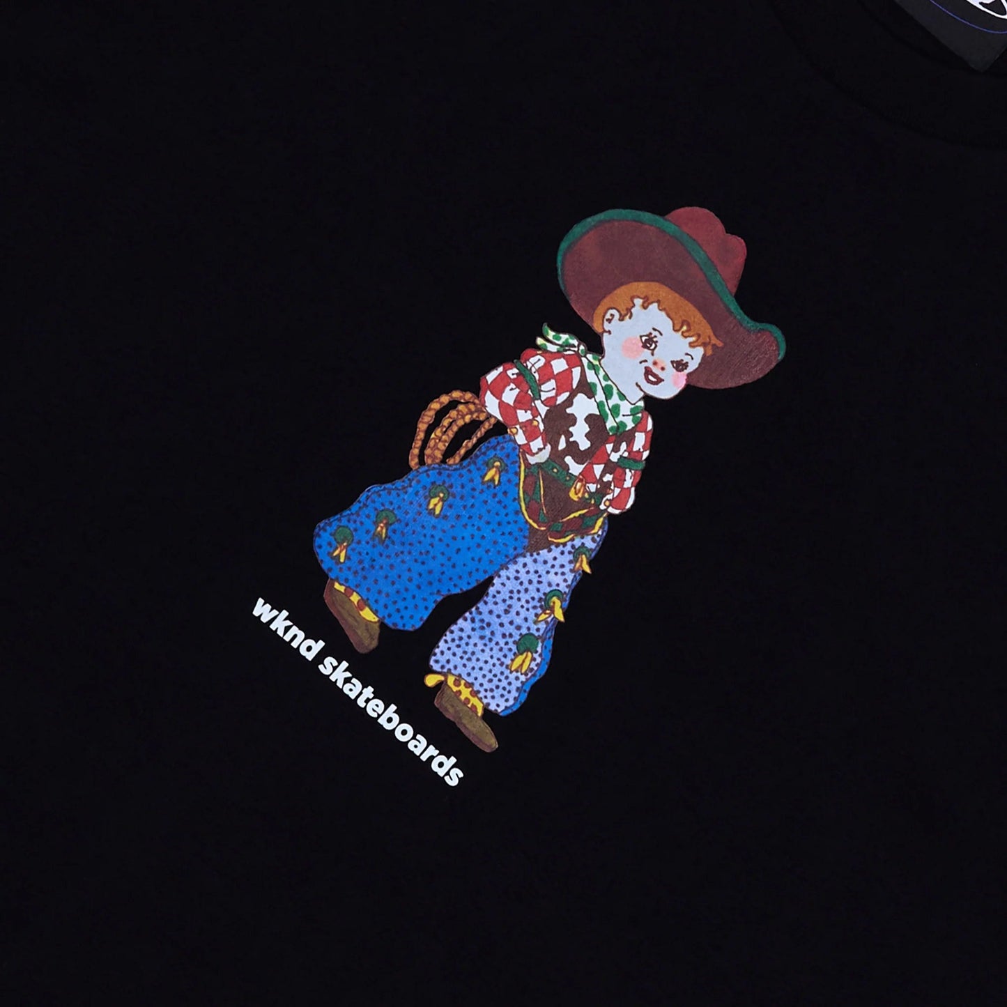 WKND COWBOY TEE BLACK