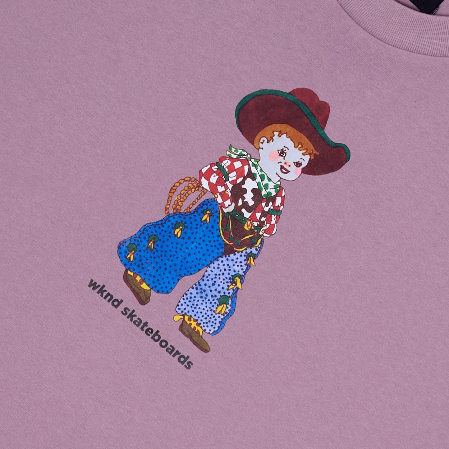 WKND COWBOY TEE PURPLE