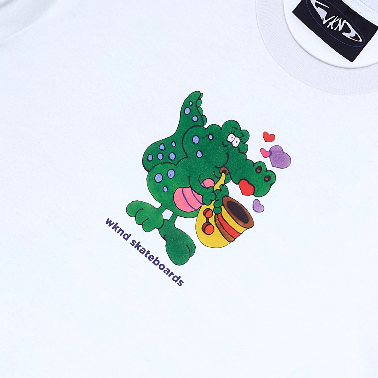 WKND HELLO MARCH TEE WHITE