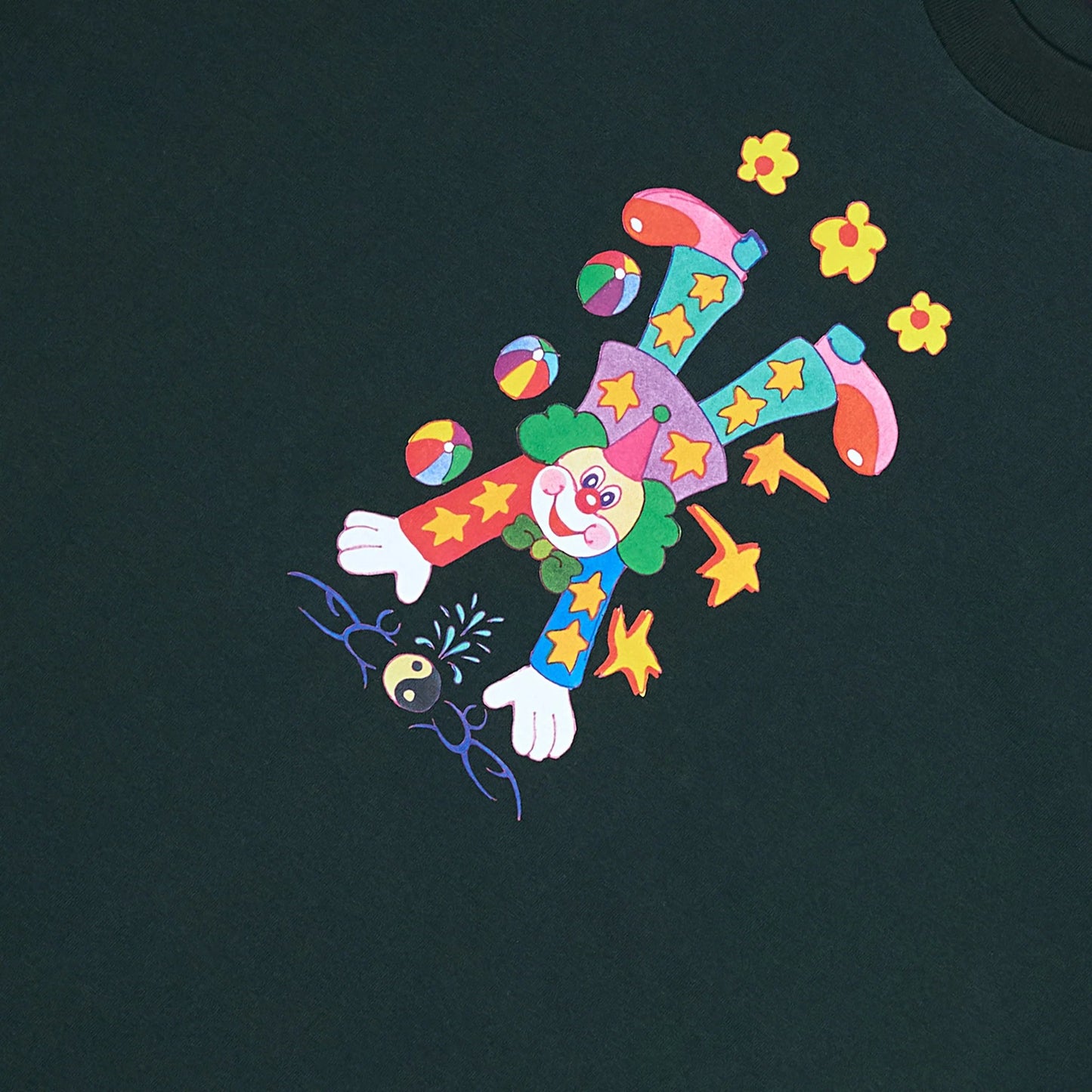 WKND PARANOID TEE DARK GREEN