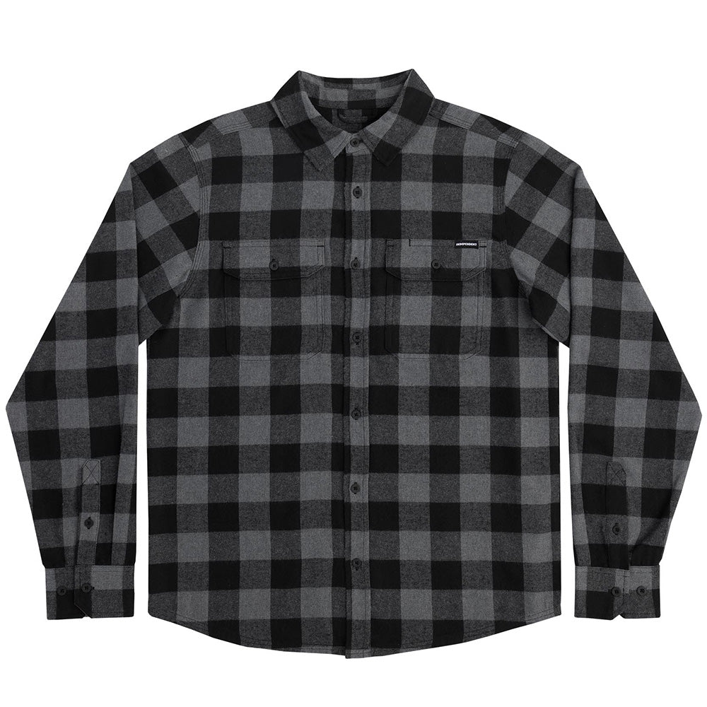 INDEPENDENT BELMONT LS FLANNEL TOP GREY