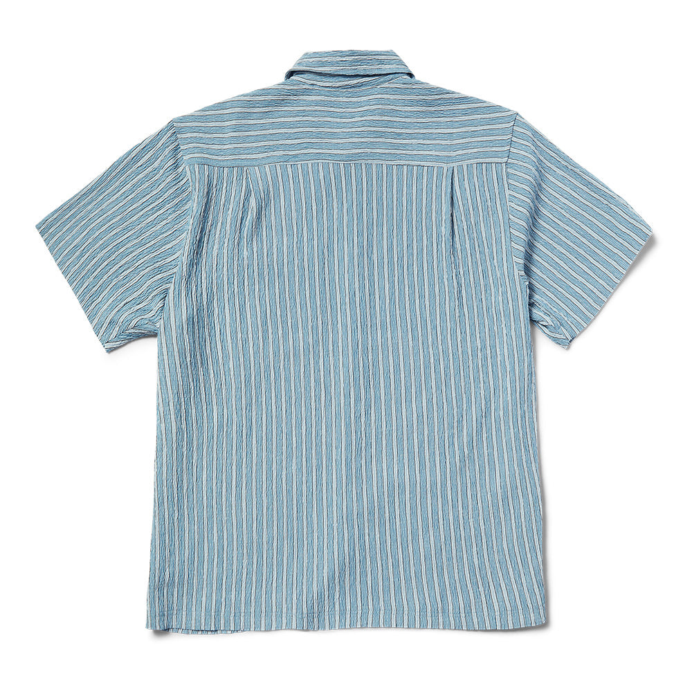 HUF APOLLO STRIPED SHIRT LIGHT BLUE