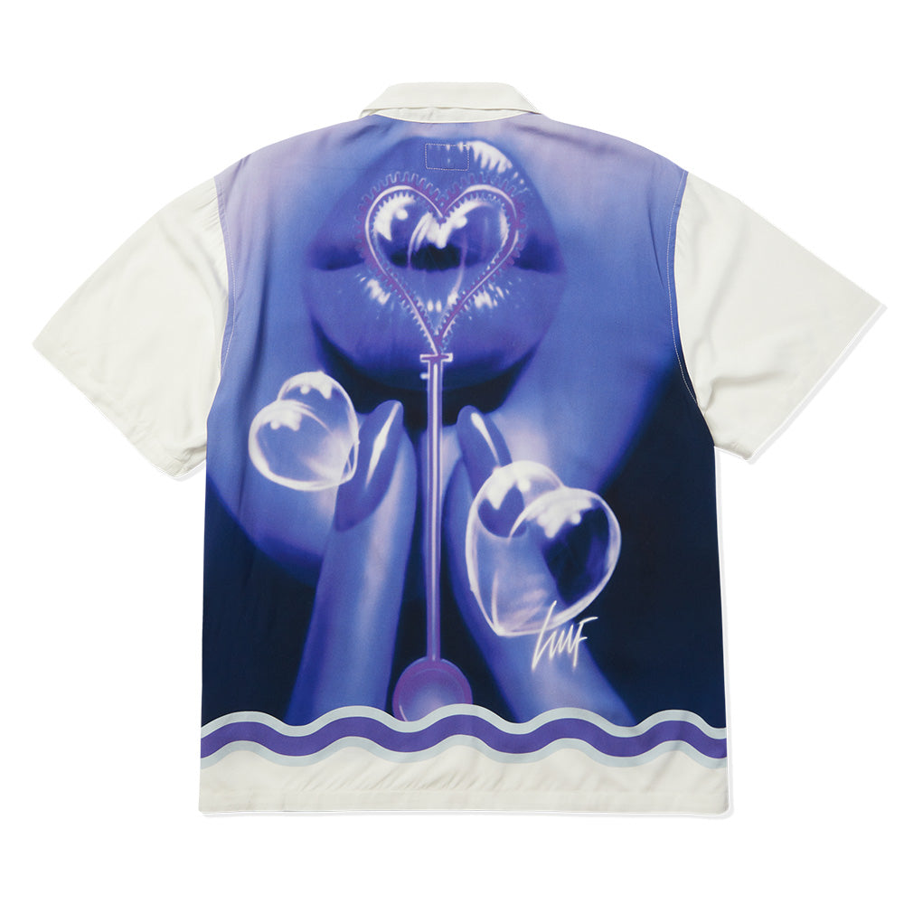 HUF BUBBLE RESORT SHIRT WHITE