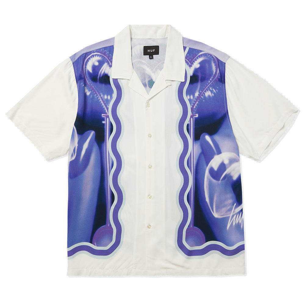 HUF BUBBLE RESORT SHIRT WHITE