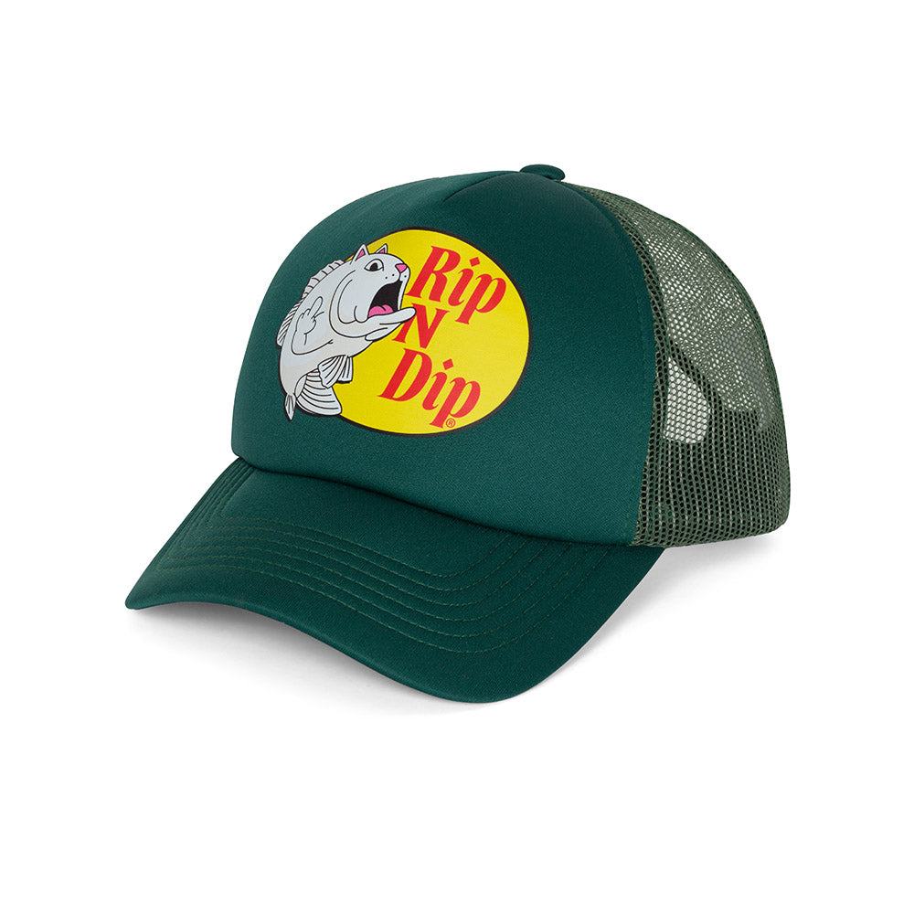 RIPNDIP CATFISH TRUCKER HAT GREEN