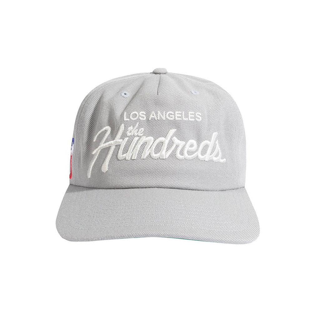 THE HUNDREDS TEAM SNAPBACK GREY