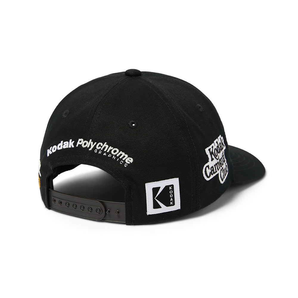 HUF X KODAK SNAPBACK BLACK