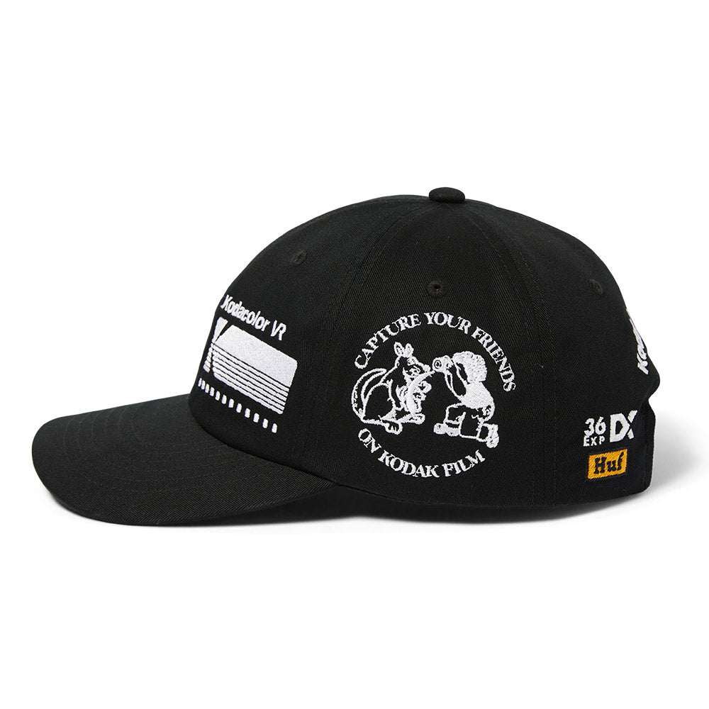 HUF X KODAK SNAPBACK BLACK