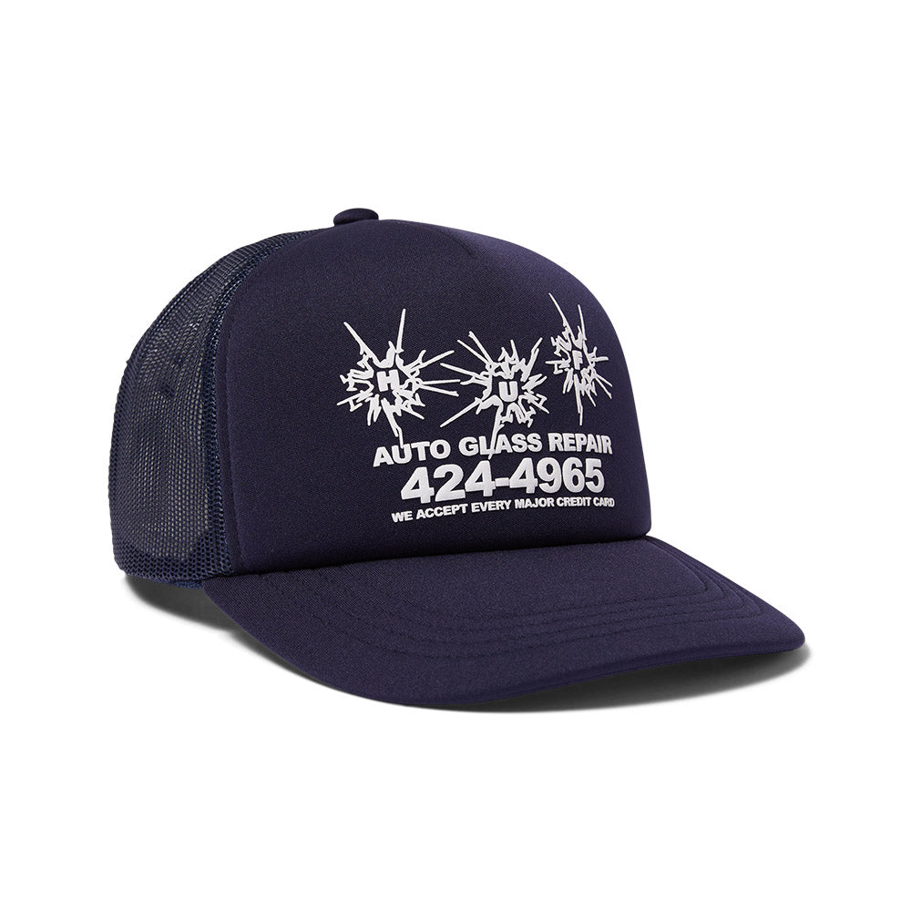 HUF AUTO GLASS TRUCKER NAVY