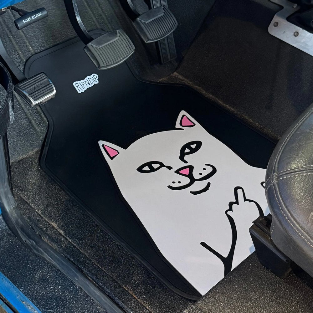 RIPNDIP LORD NERMAL CAR FLOOR MAT BLACK