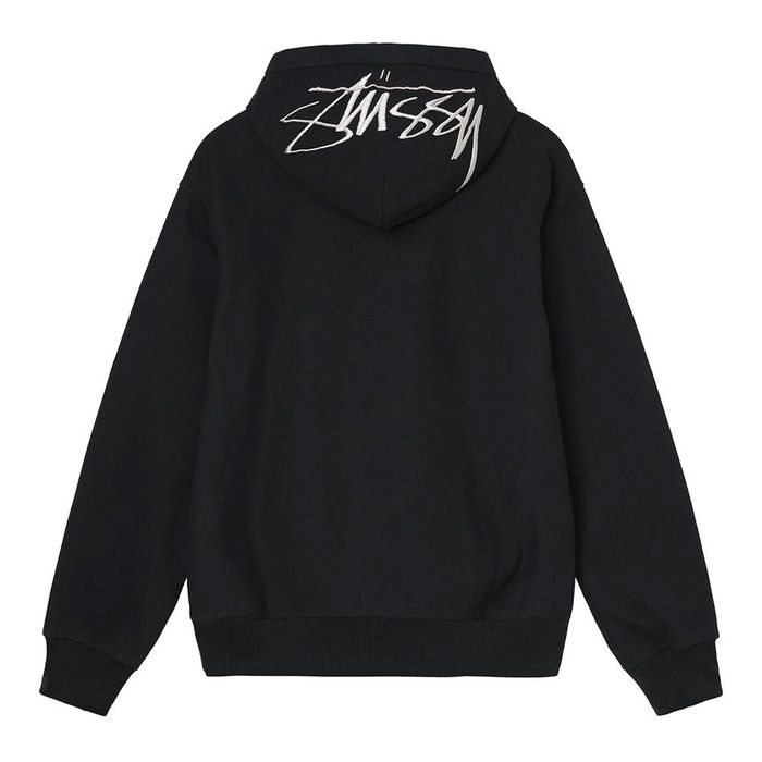STUSSY BACK HOOD APP HOOD BLACK