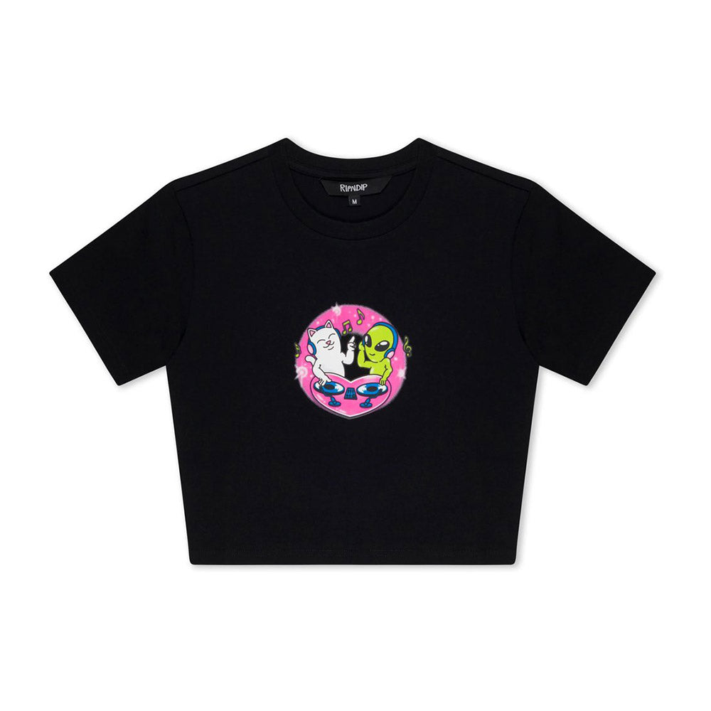RIPNDIP LOVE IS RIPNDIP CROPPED TEE