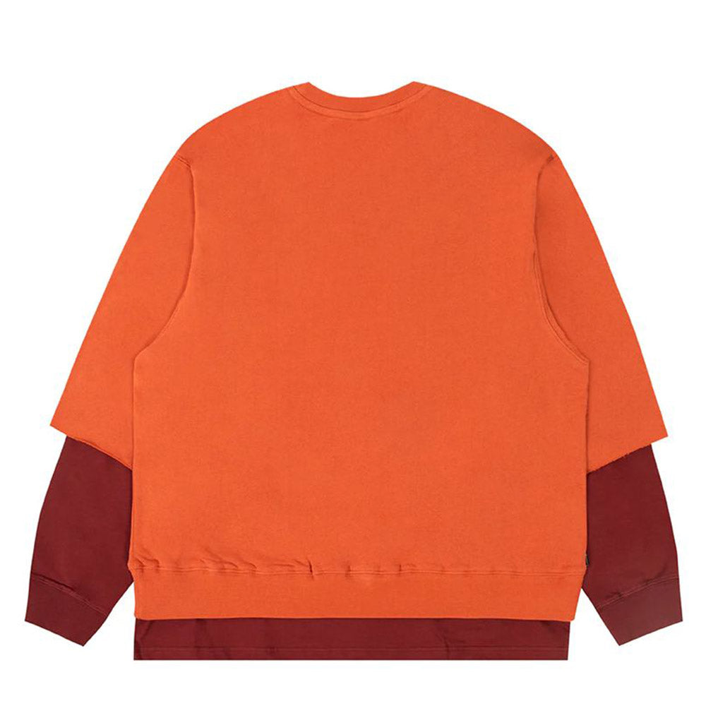 THE HUNDREDS LAYER CREWNECK CARAMEL