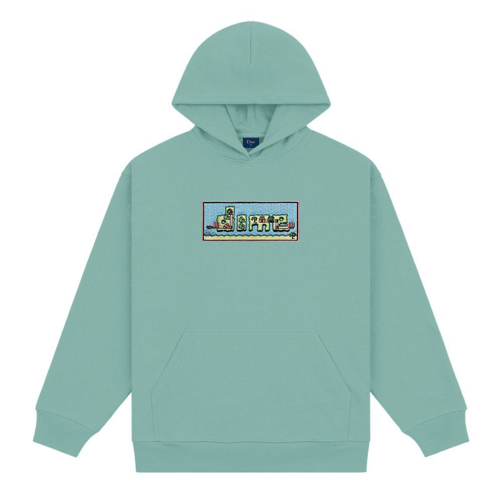 DIME DIMEWORLD HOODIE GREEN