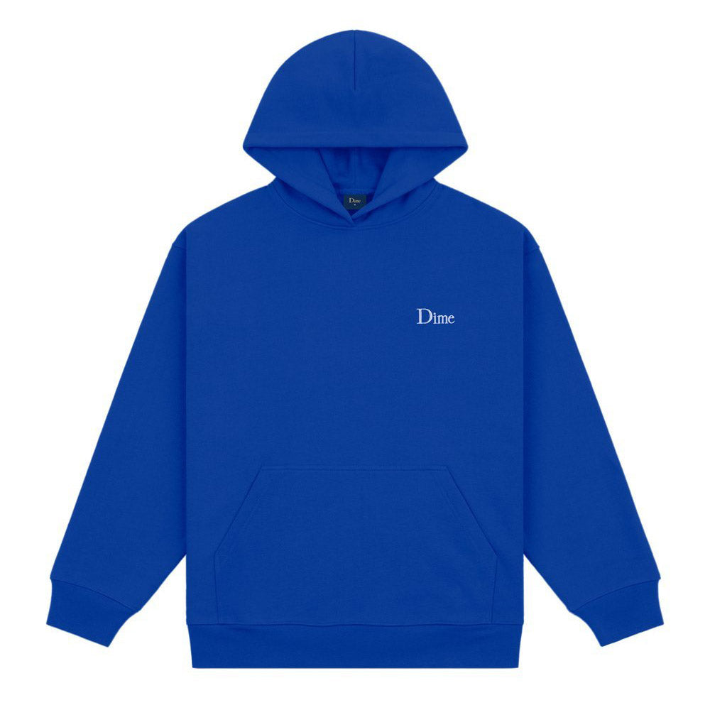 DIME CLASSIC SMALL LOGO HOODIE BLUE