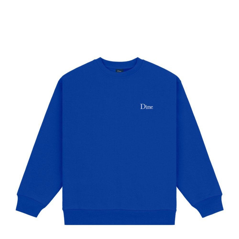 DIME CLASSIC SMALL LOGO CREWNECK NAVY
