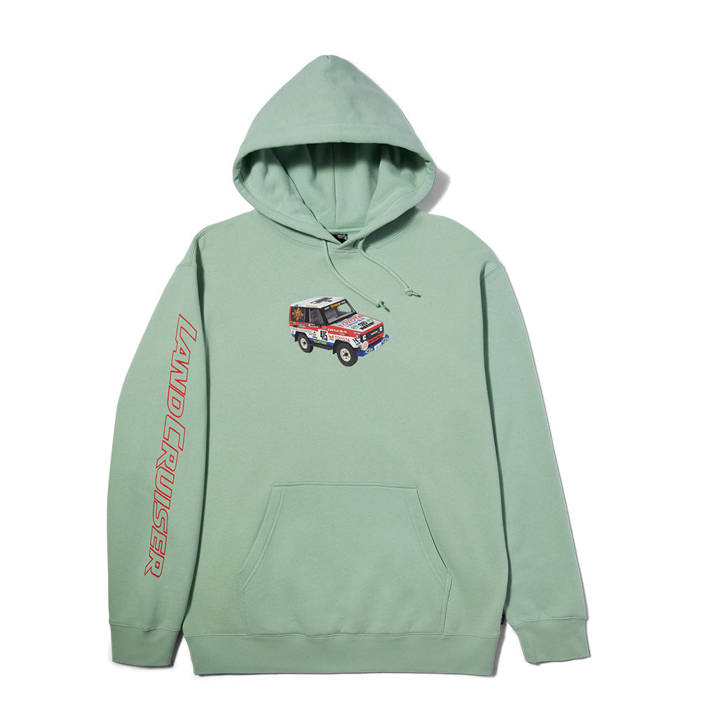 HUF X TOYOTA SAHARA RALLY PO HOODIE GREEN