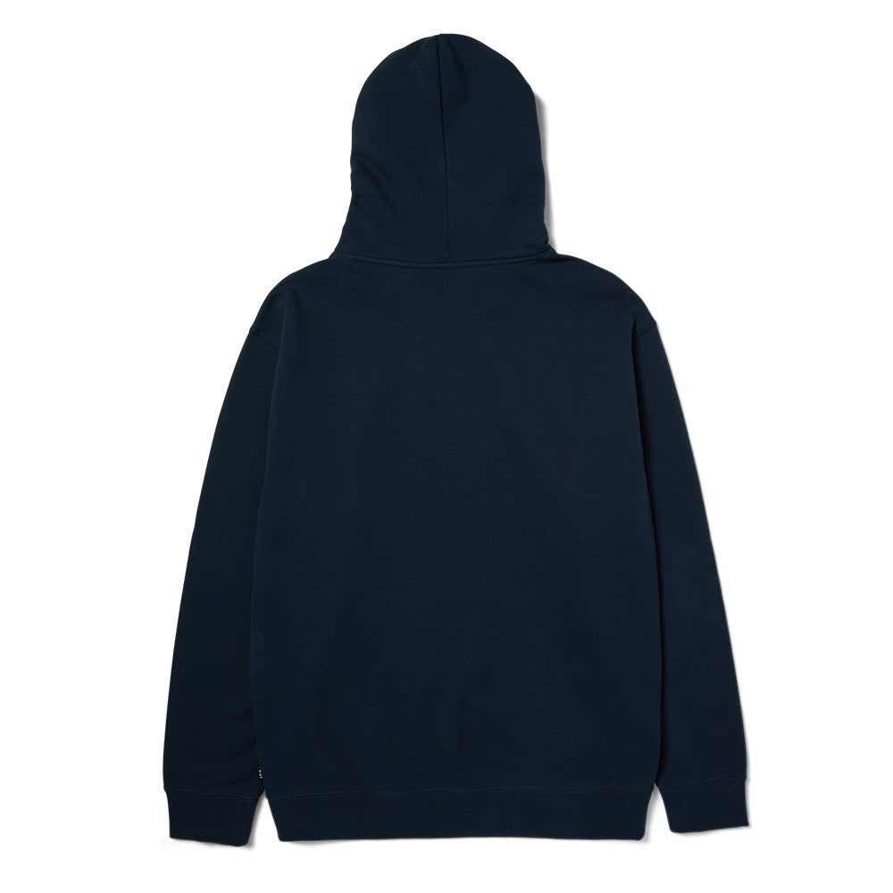 HUF MEGABLAST EMBROIDERED HOODIE NAVY