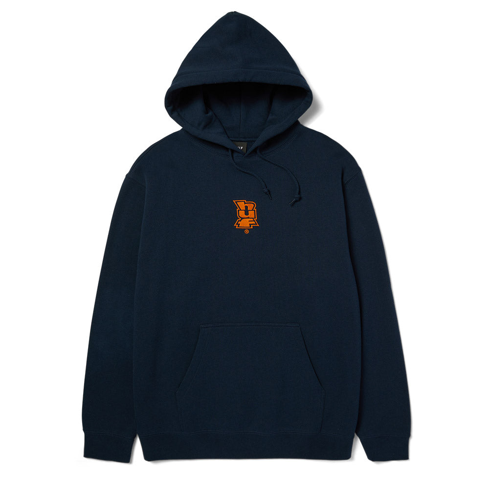 HUF MEGABLAST EMBROIDERED HOODIE NAVY